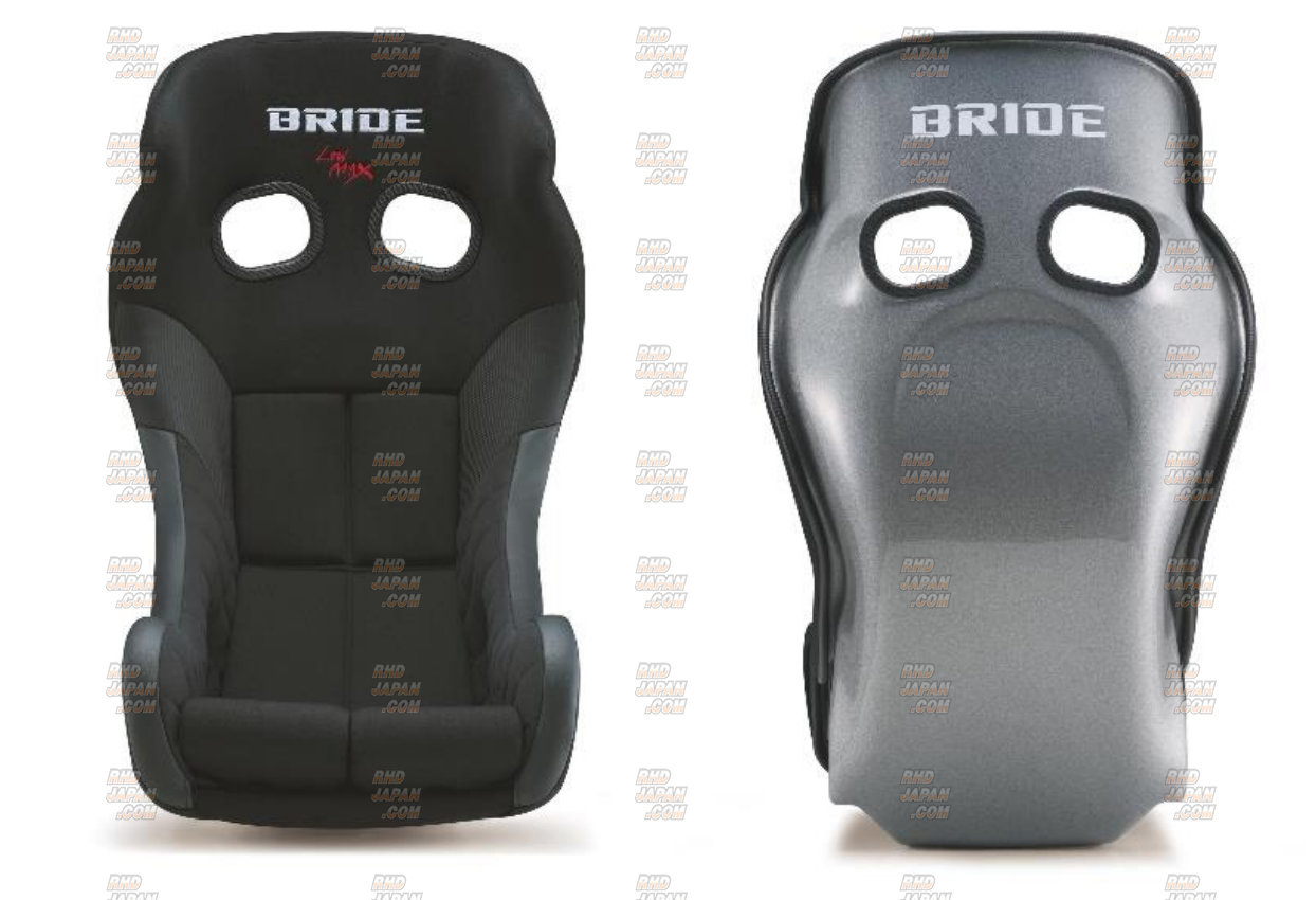 BRIDE XERO MS Low Max Full Bucket Seat - Black Super Aramide Shell